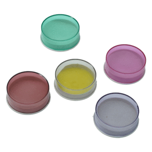 Crystal / Plastic Colorful Medium Size Gol Boxes