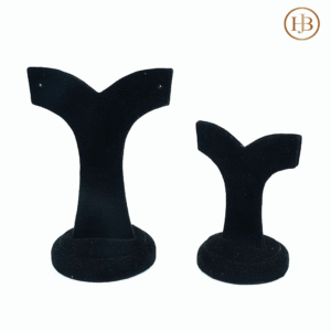 Velvet Y-Shaped Earring Display Stand