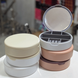 Multi Color Mini Jewelry Organizer With Mirror