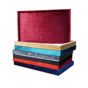 72 PIECES VELVET RING TRAYS