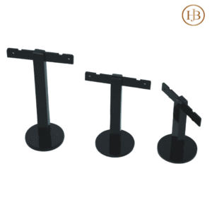 Acrylic T-Bar Earring Display Stand – 3-Piece Set