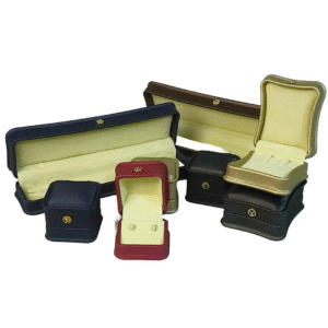 Luxe Curve Leather Jewelry Boxes