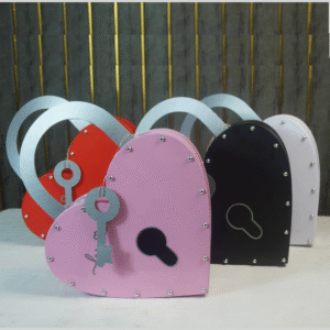 Heart Lock & Key Gift Box | Unique Decorative Box for Jewelry & Gifts