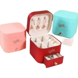 Travel Trinket Jewelry Ring Boxes Jewelry Case Organizer Box Necklace Earring