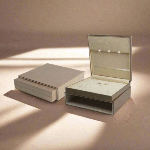 Luxury Golden LED Jewelry Box