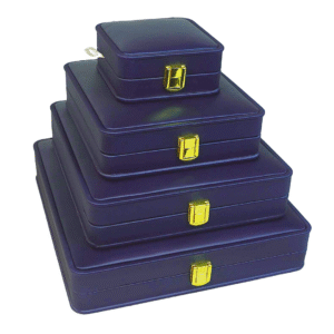 Blue Leather (New) Jewelry Boxes