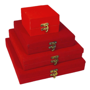 Ecnomical Red Velvet Jewelry Boxes
